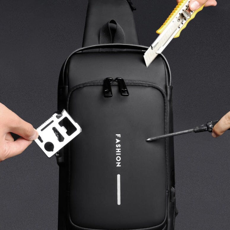 Bolsa Slim Bag® - Mochila Anti-Furto com Senha e Entrada USB