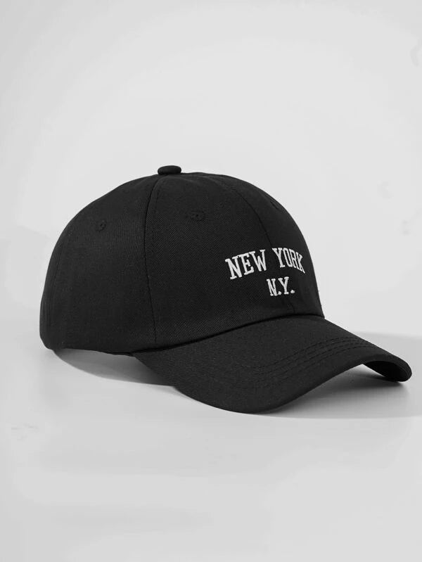 Boné New York - Preto com Letras Brancas