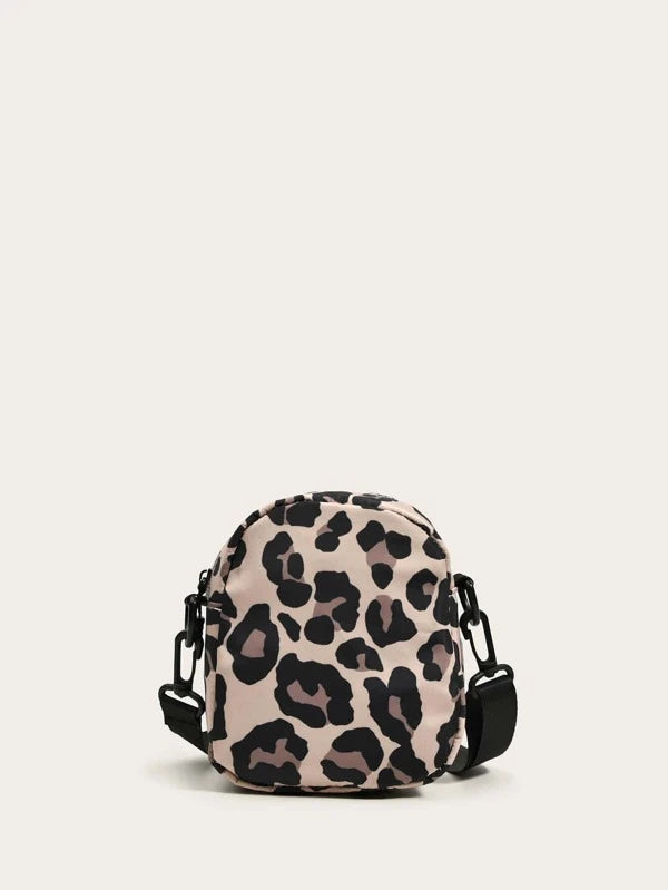Bolsa Quadrada Minimalista - Leopardo